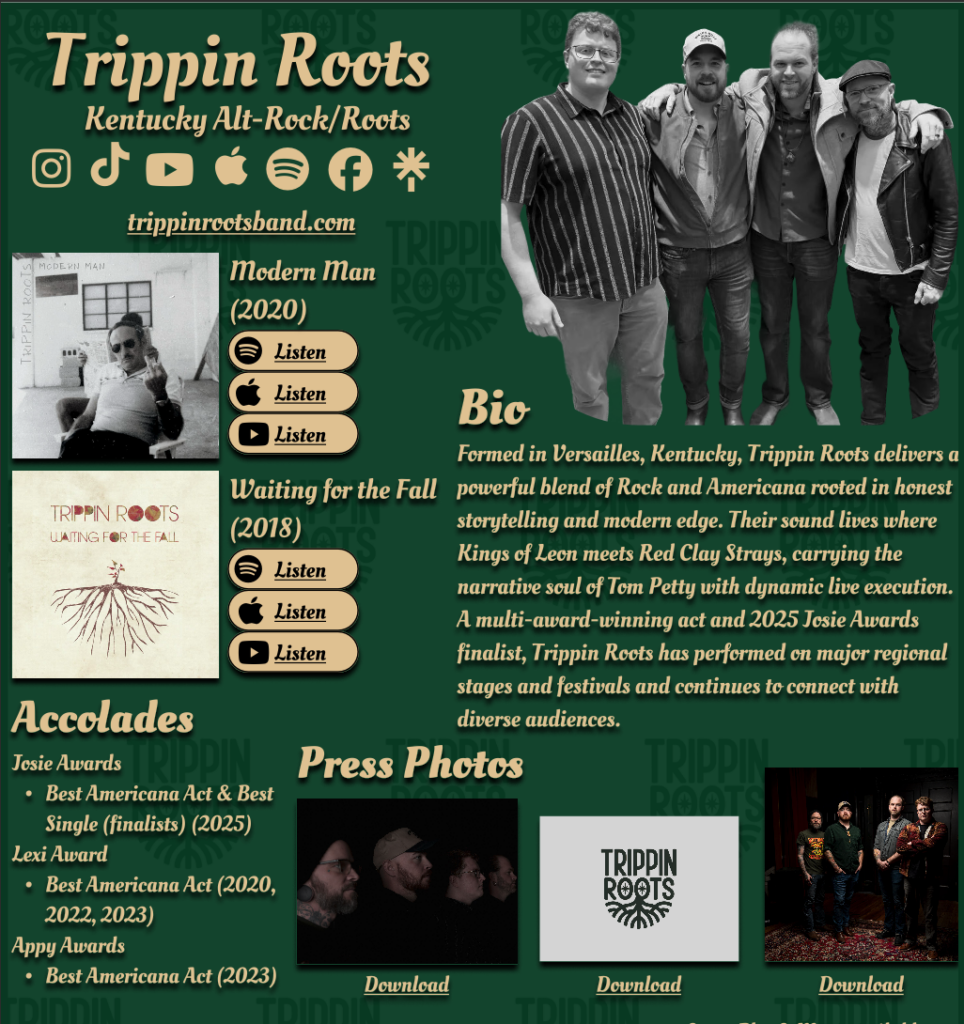 Trippin Roots EPK
